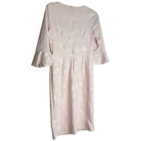 Shelby & Palmer Dress Women 6 Pink Stretch Flattering Party Barbiecore Spring - Picture 2 of 12